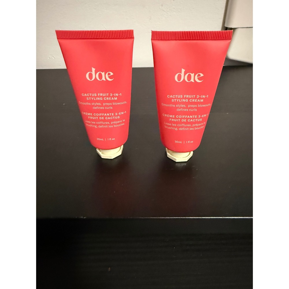 Dae Cactus Fruit 3-in-1 Styling Cream Travel Size 1oz Lot of 2 New